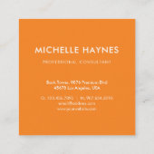 カスタム会社のロモダンゴ スクエア名刺 (裏面)