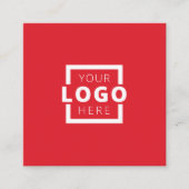 カスタム会社のロモダンゴ スクエア名刺 (正面)