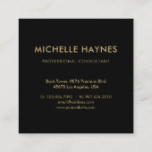 カスタム会社のロモダンゴ スクエア名刺 (裏面)