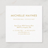 カスタム会社のロモダンゴ スクエア名刺 (裏面)