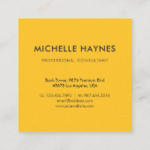 カスタム会社のロモダンゴ スクエア名刺 (裏面)