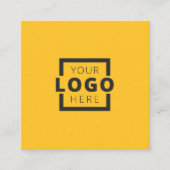 カスタム会社のロモダンゴ スクエア名刺 (正面)