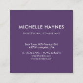 カスタム会社のロモダンゴ スクエア名刺 (裏面)