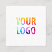 カスタム会社のロモダンゴ スクエア名刺 (正面)