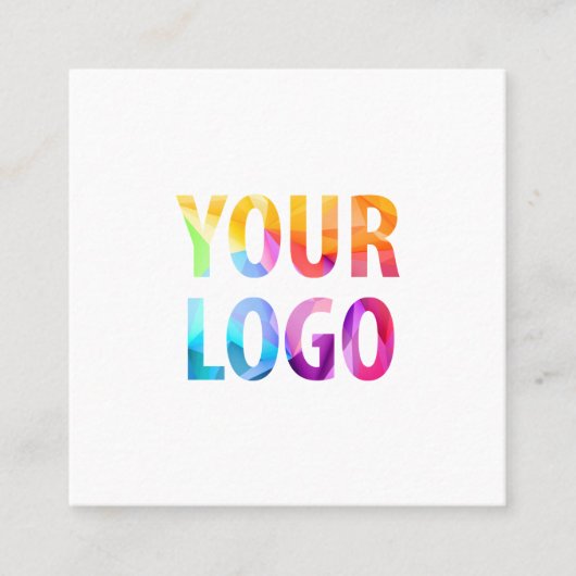 カスタム会社のロモダンゴ スクエア名刺 (正面)