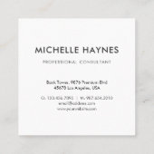 カスタム会社のロモダンゴ スクエア名刺 (裏面)