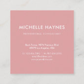 カスタム会社のロモダンゴ スクエア名刺 (裏面)