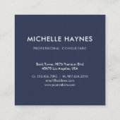 カスタム会社のロモダンゴ スクエア名刺 (裏面)