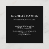 カスタム会社のロモダンゴ スクエア名刺 (裏面)