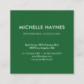 カスタム会社のロモダンゴ スクエア名刺 (裏面)