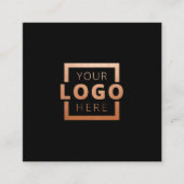 カスタム会社のロモダンゴ スクエア名刺 (正面)