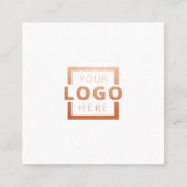 カスタム会社のロモダンゴ スクエア名刺 (正面)