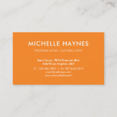 カスタム会社のロモダンゴ 名刺 (裏面)