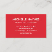 カスタム会社のロモダンゴ 名刺 (裏面)