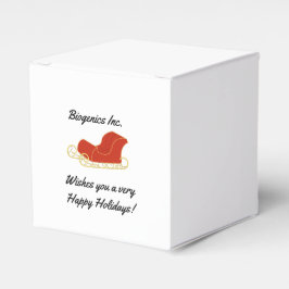 カスタム会社の休日クライアント/従業員ギフト フェイバーボックス