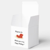 カスタム会社の休日クライアント/従業員ギフト フェイバーボックス (オープン)