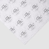 カスタム会社の個人ロゴブランディング 薄葉紙 (詳細)