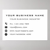 カスタム会社の宣伝ポスター ポスター (正面)