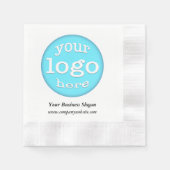 カスタム会社イベントロゴプロモーション紙 縁ありカクテルナプキン (正面)