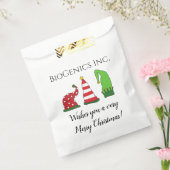 カスタム会社クリスマス フェイバーバッグ (封をした状態)