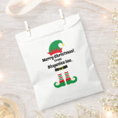 カスタム会社クリスマス フェイバーバッグ (クリップ留めされた状態)