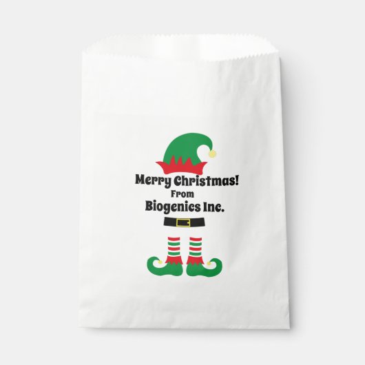 カスタム会社クリスマス フェイバーバッグ (正面)