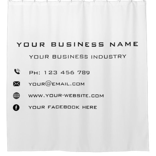 カスタム会社シャワーカーテン会社 シャワーカーテン (正面)