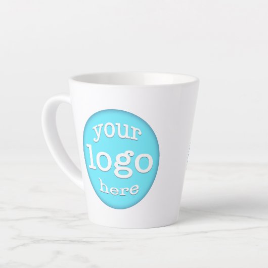 カスタム会社バリスタカフェロゴブランド カフェラテマグ (左アングル)