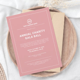 カスタム会社ビジネス企業のイベントパーティーピンク 招待状