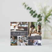 カスタム会社フォトコラージュ感謝していユー ポストカード (スタンド正面)