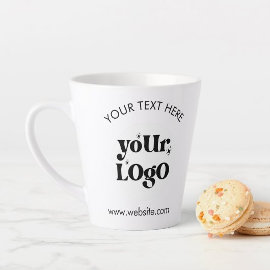 カスタム会社ブランドのビジネスロゴ カフェラテマグ (インサイチュ)