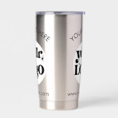 カスタム会社ブランドのビジネスロゴ 保温保冷タンブラー (左面)