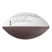 カスタム会社プロモーショパーソナライズされたンフットボール アメリカンフットボール (回転90)