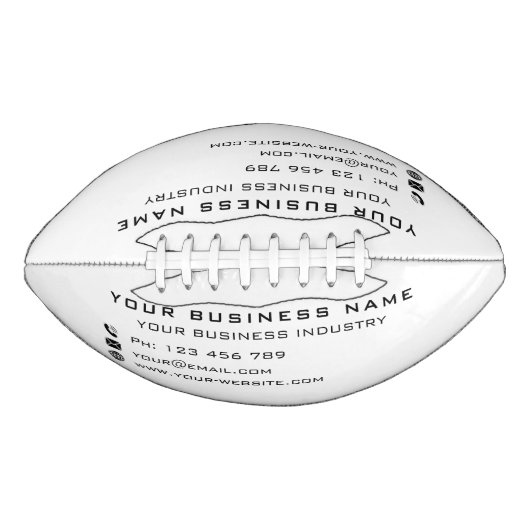 カスタム会社プロモーショパーソナライズされたンフットボール アメリカンフットボール (正面)