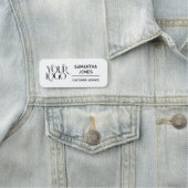 カスタム会社モダンの会社従業員名タグ 名札 (インサイチュ)