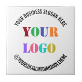 カスタム会社ロゴおよび文字業陶磁器タイル タイル (正面)