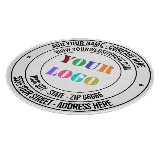 カスタム会社ロゴと文字裁断ボード カッティングボード (角)