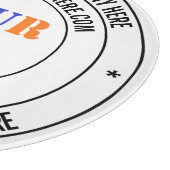 カスタム会社ロゴと文字裁断ボード カッティングボード (角)