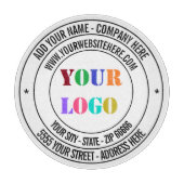 カスタム会社ロゴと文字裁断ボード カッティングボード (正面)