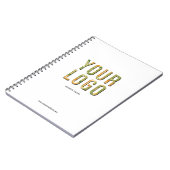 カスタム会社ロゴのプロモーションノートブック ノートブック (左側)