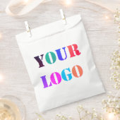 カスタム会社ロゴのプロモーション特典バッグテンプレート フェイバーバッグ (クリップ留めされた状態)