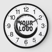 カスタム会社ロゴのプロモーション ラージ壁時計 (正面)