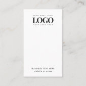 カスタム会社ロゴインスタグラムFacebook QRコード 名刺 (裏面)