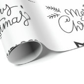 カスタム会社ロゴクリスマス ラッピングペーパー (ロールコーナー)