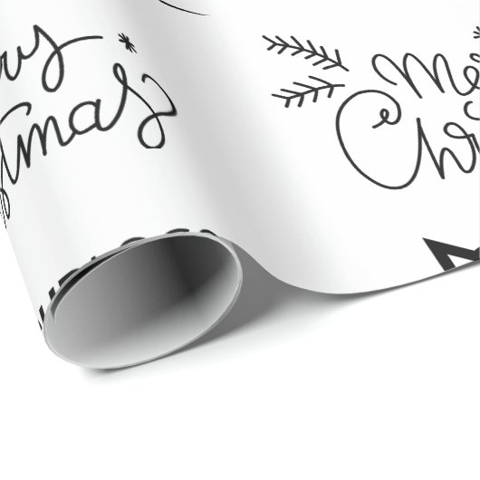 カスタム会社ロゴクリスマス ラッピングペーパー (ロールコーナー)