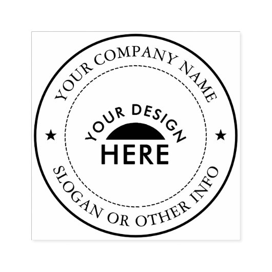 カスタム会社ロゴゴム印 ラバースタンプ (インプリント)