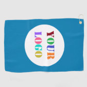 カスタム会社ロゴゴルフタオル – あなたの色 ゴルフタオル (横)