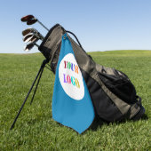 カスタム会社ロゴゴルフタオル – あなたの色 ゴルフタオル (グリーン)