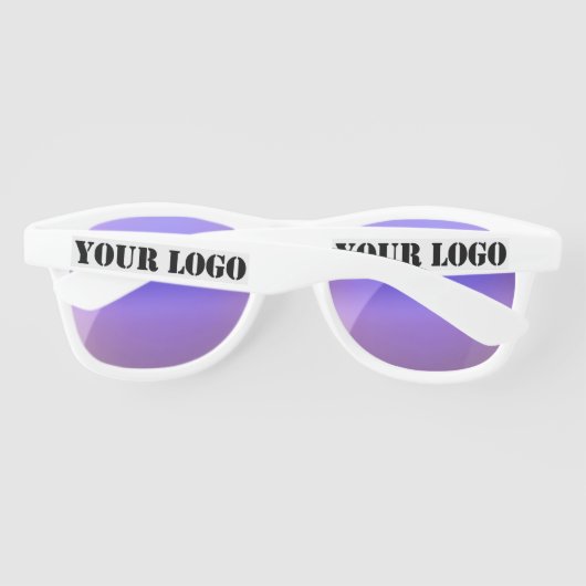 カスタム会社ロゴサングラスビジネスプロモーション サングラス (裏面)