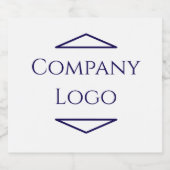 カスタム会社ロゴシャンパンラベル スパークリングワインラベル (シングルラベル)